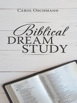 cover image of Biblical Dream Study